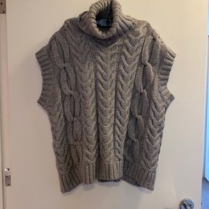 Zara cable knit vest